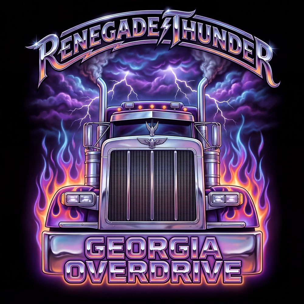 GEORGIA OVERDRIVE - Renegade Thunder single cover