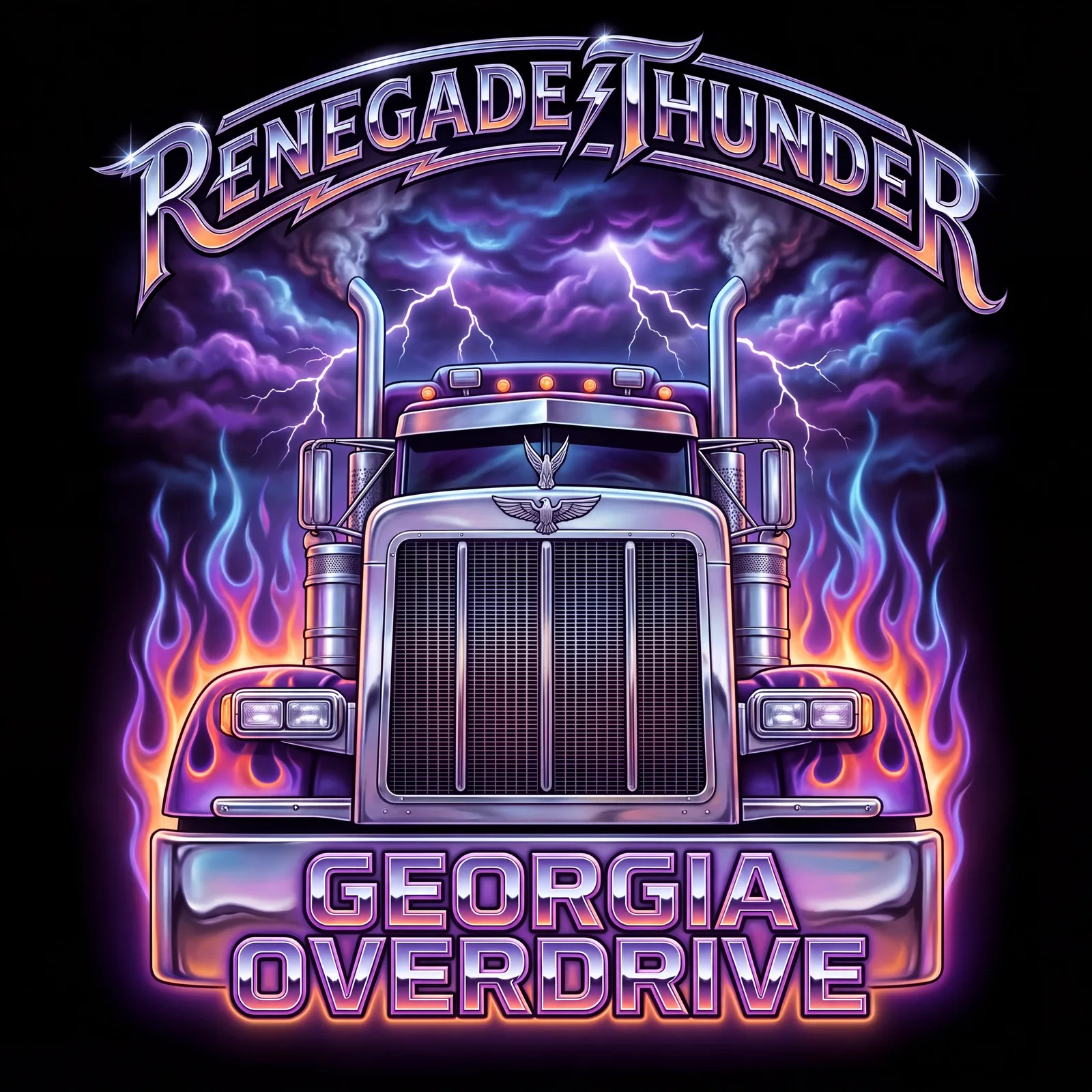 GEORGIA OVERDRIVE - Renegade Thunder debut single